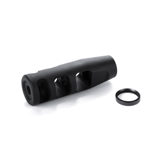 JP 3-PORT COMPENSATOR 1/2-28 TPI .750 OD MATTE - Hunting Accessories